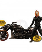 Ghost Rider akčná figúrka & Vehicle with Sound & Light Up 1/12 Ghost Rider & Hell Cycle